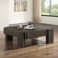 thumbnail image 2 of Steve Silver Salina 53 inch Square Coffee Table, Distressed Deep Espresso, 2 of 5