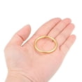 thumbnail image 3 of Uxcell O Ring Buckle O Rings Zinc Alloy Gold Tone 1.18'' 10 Pcs, 3 of 3