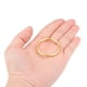 thumbnail image 3 of Hebilla de anillo en O Uxcell Anillos en O Aleación de Zinc Tono Dorado 1.18'' 10 Pcs, 3 of 3