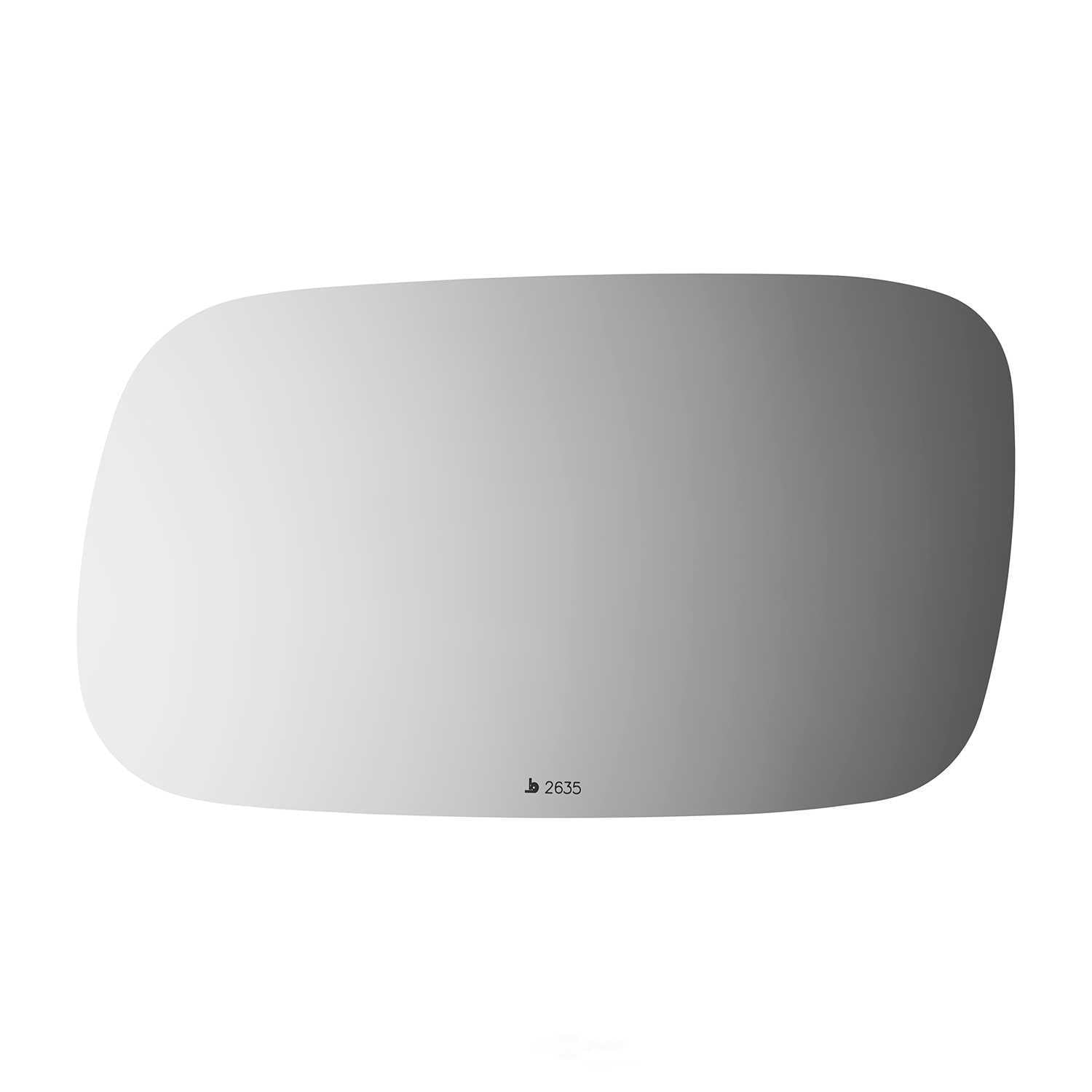 Burco Side View Mirror Replacement Glass - Clear Glass - 2635