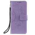 thumbnail image 2 of Allytech Galaxy A51 (4G) Case Cover, Premium PU Leather Folio Flip Kickstand Magnetic Clasp Wrist Strap Shockproof Anti-scratch TPU Back Cover Wallet Case for Samsung Galaxy A51 (4G), Purple, 2 of 6