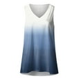 thumbnail image 4 of Womens Tops Casual Printed Tank Top V Neck Sleeveless T Shirt Womens Tops Dressy Casual, 4 of 5