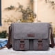 thumbnail image 5 of Bolso mensajero de lona - Bolso bandolera vintage Bolso militar, 5 of 5