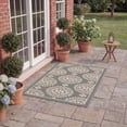 thumbnail image 3 of Safavieh Courtyard Kirsten Geometric Indoor/Outdoor Area Rug, Gray, 5'3" x 7'7", 3 of 11