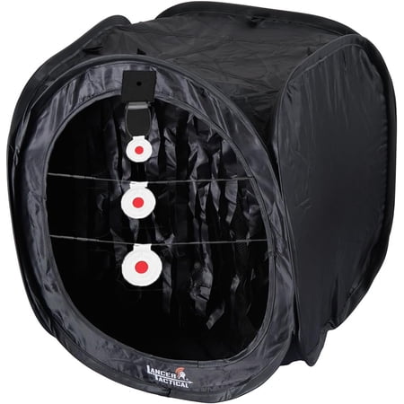 Portable Airsoft Target Tent-Black-Non Lethal BB Shooting Target