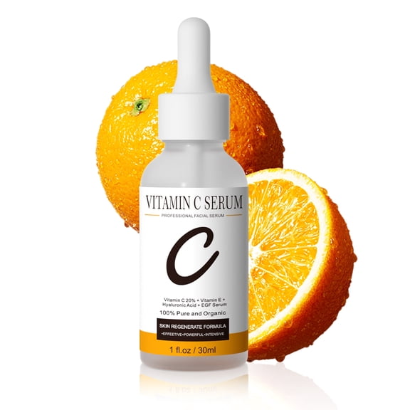 Grocerism 20% Vitamin C Facial Serum, Brightening Hydrating Skin Care 1 fl oz