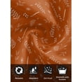 thumbnail image 7 of Burnt Orange Fall Cloth Napkins Set of 4 Reusable Dinner Napkins, Thanksgiving Autumn Leaves Elegant Pastoral Cocktail Napkin Washable Table Napkins for Wedding/Holiday Party/Baby Shower 20"x20", 7 of 7