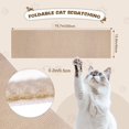 thumbnail image 2 of Rascador para gatos autoadhesivo, 200 x 40 cm, protección contra arañazos, sofá y gato, alfombra para rascar gatos, alfombra para rascar gatos, alfombrilla para rascar, sofá, muebles (caqui, 2 of 7