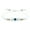 White, variant on Lucky Blue Evil Eye Bracelet Couple Handmade Adjustable Woven Wax Rope Brace WY4-White