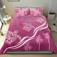 thumbnail image 3 of Juego de cama Hibiscus Tortuga Rosa, 3 of 6