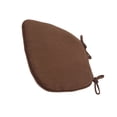 thumbnail image 2 of Youkk Extra Long Chair Cushion - Soft Texture Better Support Stability High Density Sponge Anti-slid Bottom Zipping Brown （43x41x35cm） 1 Pc, 2 of 6