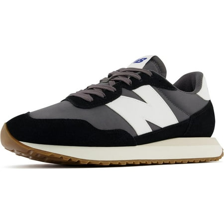 New Balance Mens MS237 Sneakers, M9/W10.5, Black/Magnet/Gum