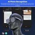 thumbnail image 3 of VTIN AI Smart Glasses with Camera, 4K 800W HD Video Recording Glasses with Audio, Bluetooth Sunglassess with Camera, Real-Time Translation, Voice Assistant, Object Recognition, Hands-Free Music Calls, 3 of 9