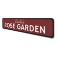 thumbnail image 4 of Rose Garden Novelty Decor, Metal Wall Sign - 4x18 Inches, 4 of 4