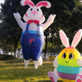 thumbnail image 3 of Easter Bunny Inflatable Clothing Doll Clothing Cartoon Creative Performance Halloween Stage Performance Props, 3 of 5