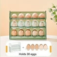 thumbnail image 4 of Auto Flip Egg Organizer  3-Tier Egg Holder Storage 30 Count  Egg Storage, 4 of 5