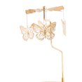 thumbnail image 3 of Rotating Spinner Candle Tea Light Holder Table Candleholder Moon Light Holder Home Desktop Decor Butterfly, 3 of 8