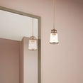 thumbnail image 2 of Livex Lighting Lawrenceville Mini Pendant Light in Antique Brass, 2 of 11