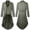 Dark Gray, variant on Men's Gothic Solid Color Steampunk Medieval Tailcoat Uniform Performance Suit Lapel Jacket