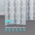 thumbnail image 4 of Grey Fabric Shower Curtain, Waterproof Design and Polyester, Quick-Drying, Weighted Hem, Shower Curtains Set for Bathroom W 72 x H 72, Durable and Washable with 12 Hooks, 4 of 6