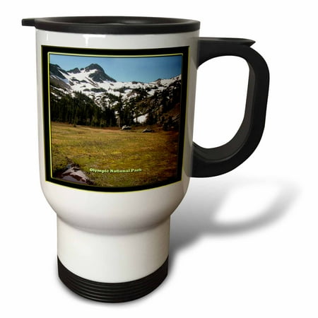 3drose, Mountain View - Olympic National Park, 14oz Stainless Steel Travel Mug