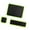 Green, variant on 3 Pieces Magnetic Tool Mat Set Tool Organizer Pad Secure PU Leather for Engineers Mechanics Toolbox Storage