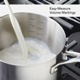 thumbnail image 4 of Cacerola KitchenAid de acero inoxidable cepillado de 3 litros con tapa, 4 of 9
