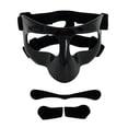 thumbnail image 4 of Máscara de baloncesto, máscara facial para nariz rota, hombres y mujeres, protector facial ajustable para nariz rota para gimnasio, ejercicio, fútbol 17cmx10cm, 4 of 8