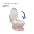 thumbnail image 4 of Baño Entrenador Bacinica The Baby Shop  con sonido, antiderrapante y asiento acojinado Rosa, 4 of 8