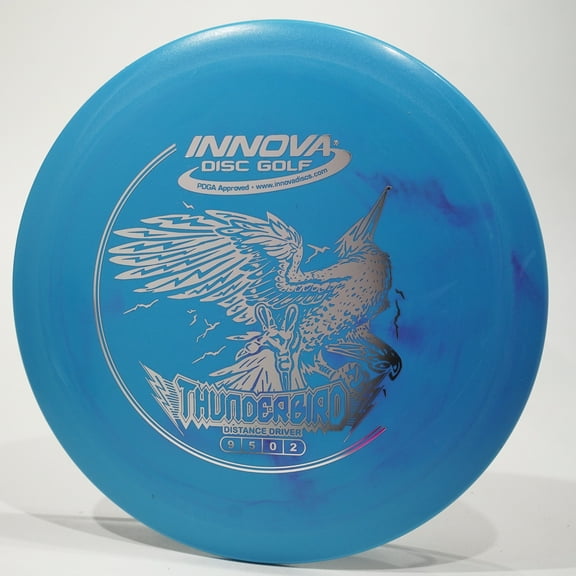 Innova DX Thunderbird Disc Golf Distance Driver, Pick Color/Weight [Stamp & Exact Color May Vary] Blue 175-176 grams