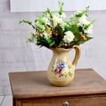 thumbnail image 4 of Artificial Flower Buds Bouquet Simulation Floral Decor Plastic Silk Cloth Fake Flower Bouquet, White, 4 of 6