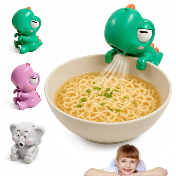 Cooling Clip-On Mini Fan for Cup & Bowl,Dinosaur Animal Fans Coffee Chiller | Portable Hanging Mug Fan for Iced Coffee Soup Drinks,Rechargeable Fast Air Blowing,Desktop Beverage Cooling Companion