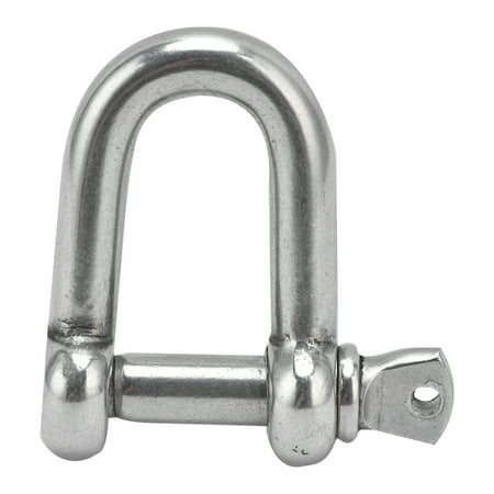 

2024 Screw Pin Anchor Shackle Stainless Steel DShaped Bow Shackle for Chains Outdoor Camping Survival Rope(M5 )