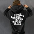 thumbnail image 5 of Gibobby Sudadera mujer, Sudadera de Manga Larga con Capucha para Mujer, de Gran tamaño, con Bolsillo(Negro,M), 5 of 5