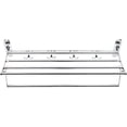 thumbnail image 6 of 2 Tier Stainless Steel Wall Mounted Bathroom Towel Rack Bar Double Rail Holder, 6 of 8