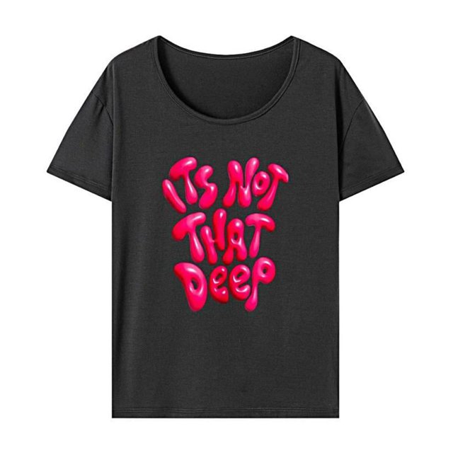 Camiseta para mujer simple y clásica con cuello redondo para viajes, viajes, camping SG