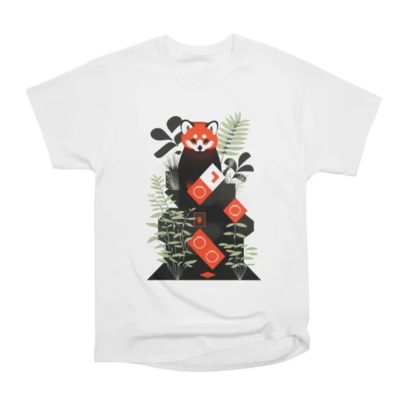 Red Panda Aesthetic T-Shirt Tee Gift For Him Merch For Her Apparel For Friend