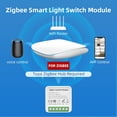 thumbnail image 4 of Interruptor de Encendido/Apagado de 3 Vías Graffiti Smart ZigBee Interruptor Inteligente de Encendido/Apagado de 3 Vías Mini Interruptor de Caja Oculta, 4 of 5