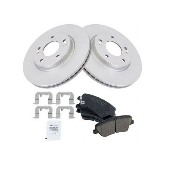 Front Brake Pad and Rotor Kit - Compatible with 2011 - 2016 Hyundai Elantra 2012 2013 2014 2015