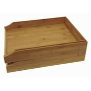 BUDDY PRODUCTS BB-009 Letter Tray,2 Compartments,Bamboo