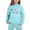 Light Blue, variant on WhouRiu Toddler Girl Outfit Sets Letter Print Long Sleeve Hoodie Sweatshirts Pants Child Baggy Casual Outfits Black,Sizes 2-3