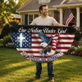 thumbnail image 3 of One Under 250 Years Of Blessing Bunting Flag 1776-2026 Patriotic Half Fan With 4th Of July Independence Day Porch Garden Decor Weather USA, 3 of 6