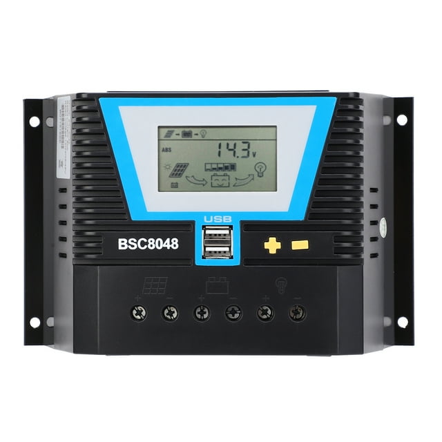 Controlador solar para baterías de diversas características BSC8048 80A 12V/24V/36V/48V Control de carga