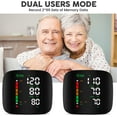 thumbnail image 2 of Wrist Blood Pressure Monitors for Home Use with LED Curved Screen, Rechargeable, One-Button Switch Voice and User, Easy to Use, 5.31-9.25inch Wrist Blood Pressure Cuff, with Storage, 2 of 7