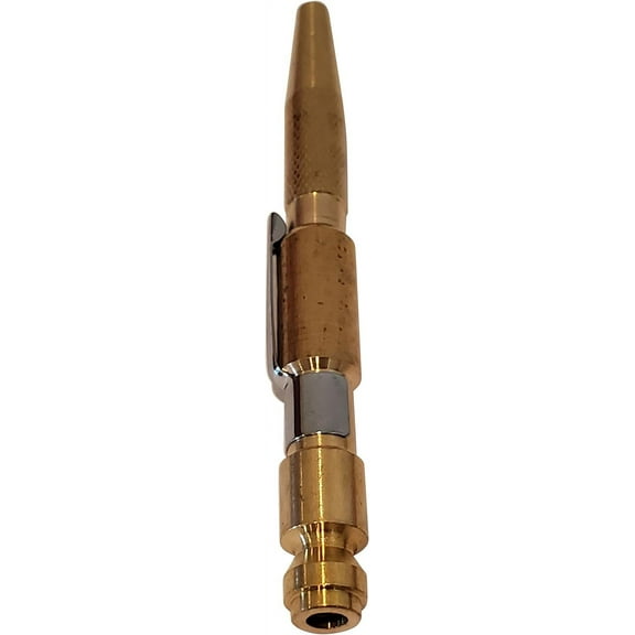 Pocket Air Blow Gun 4-1/2" Brass Tool Accessory Air Couplers