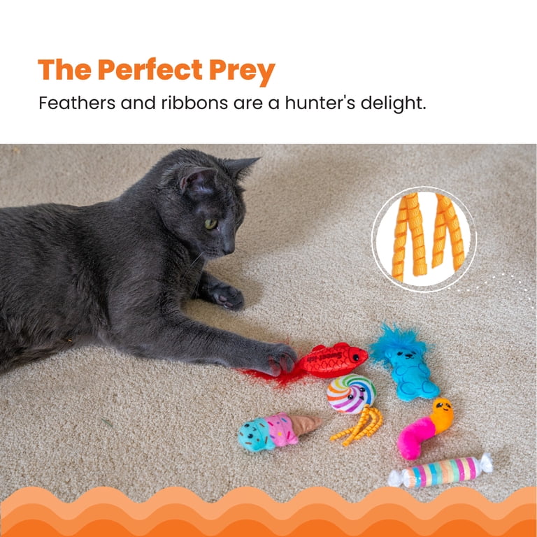 Catstages Kitty Sweet Treats Catnip Plush Toy, 6-Pack photo 2