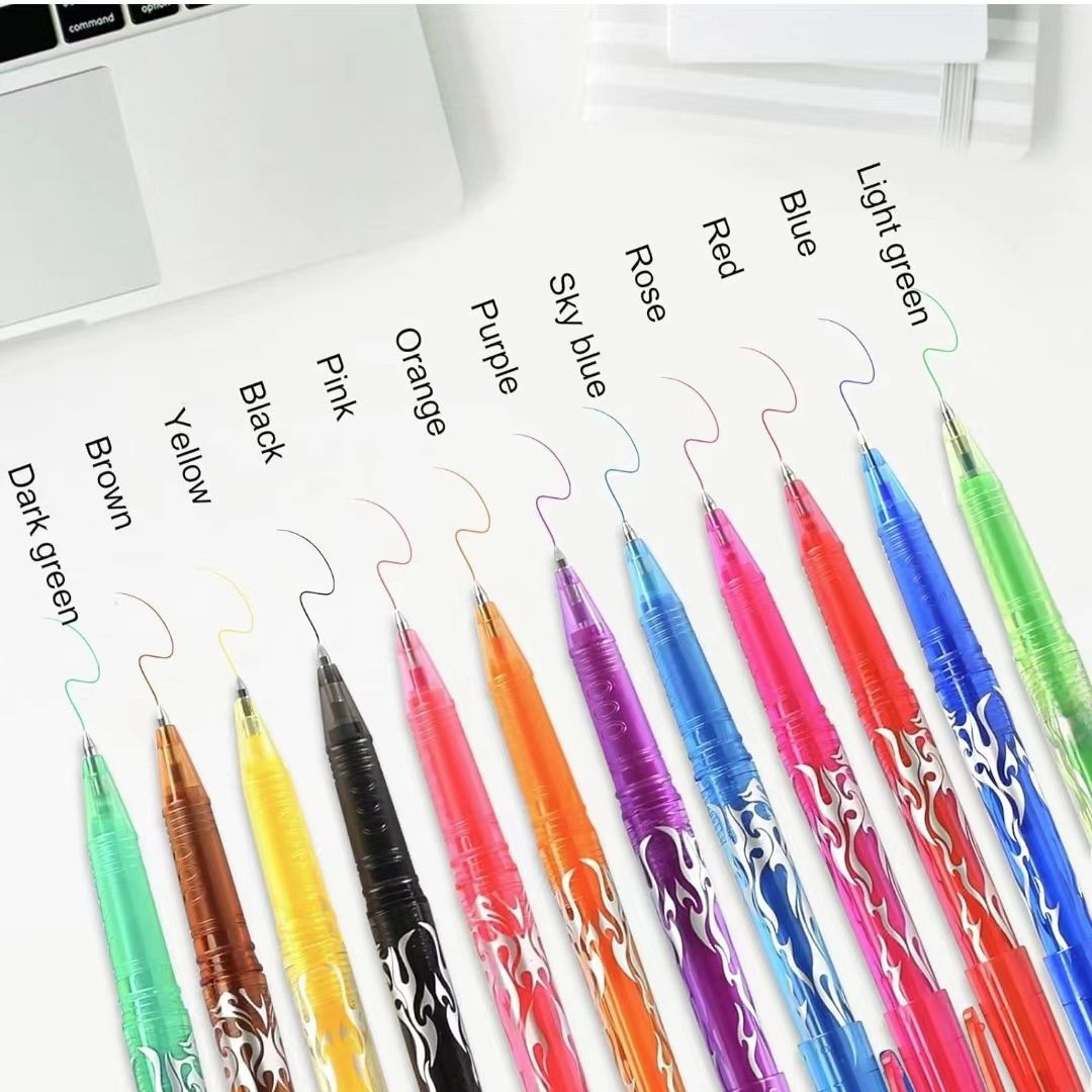 Juego De 6 Bolígrafos Borrables De Gel Borrables Con Tinta