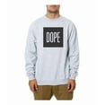 thumbnail image 2 of DOPE Mens The Box Sweatshirt, Grey, Large, 2 of 2
