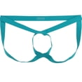 thumbnail image 2 of TANBOM Men's Nylon Sexy Thong Underwear All-Strap Special Design Breathable Stay-Put Lake Green XXL, 2 of 6