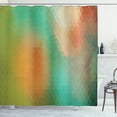 thumbnail image 1 of Geometric Shower Curtain, Modern Blurry Inspired Polygonal Design with Mosaic Triangles Bokeh Effect, Fabric Bathroom Set with Hooks, 69W X 75L Inches Long, Multicolor, by Ambesonne, 1 of 3